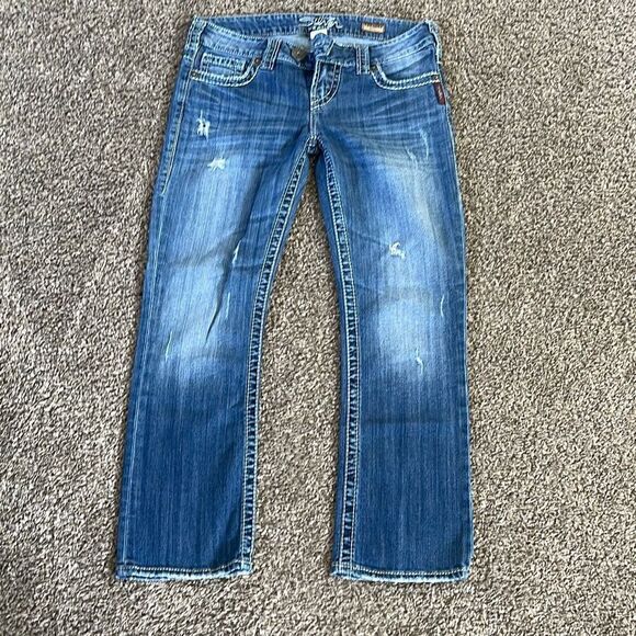 Silver jeans Tuesday capris size 26 - Picture 1 of 8